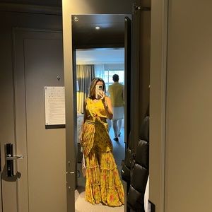 Indian wedding outfit from Pernias Pop Up in Mayfair, London